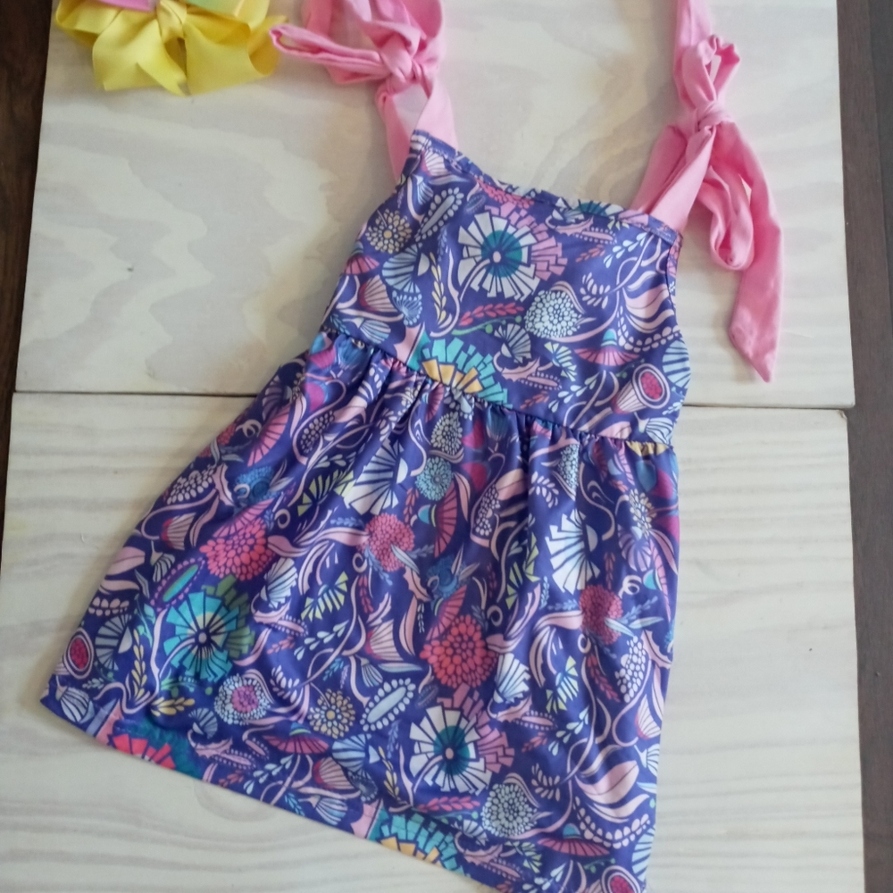 Little girls two piece short outfit